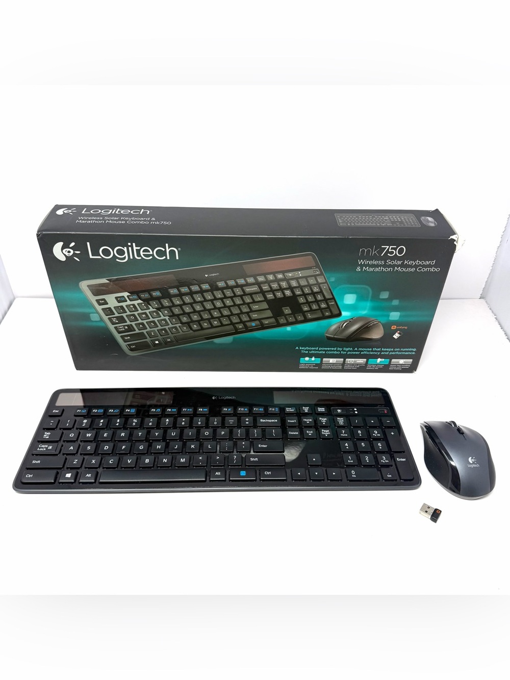 Logitech Wireless Solar Keyboard MK750 & Marathon Mouse M705 Combo Bundle Tested